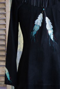 back view detail close up