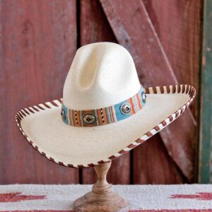 Turquoise Serape Gus Hat