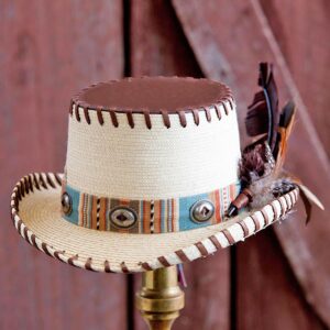 Turquoise Serape Firewater Hat