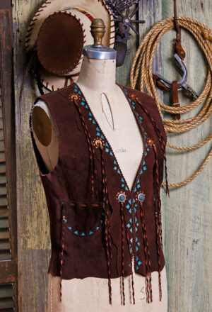 Arapaho Vest with Spirit Shield Paint