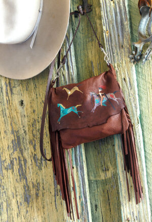 Arapahoe Ledger Horses Pouch