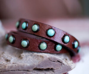 Double Wrap Turquoise Bracelet