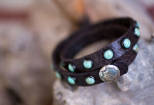 double wrap turquoise bracelet