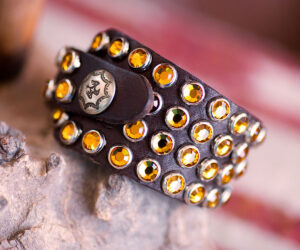 Topaz Crystal Wedge Bracelet