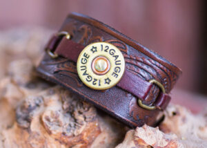 Shotgun Cuff Bracelet Tool Leather