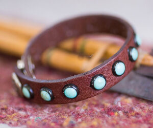 Single Wrap Turquoise Bracelet