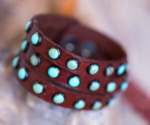 Brandy Triple Band Turquoise Cuff