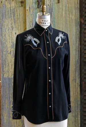 Retro Western Spurs Top