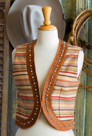 Bolero Vest in Spring Serape