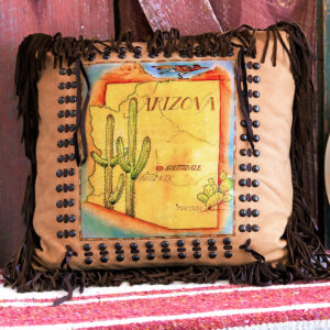 Arizona Map Pillow