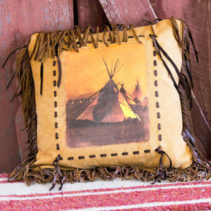 Tee Pee Village Pillow