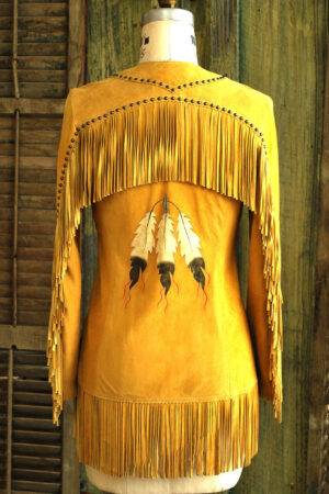 3 Feathers Straw Baja Jacket